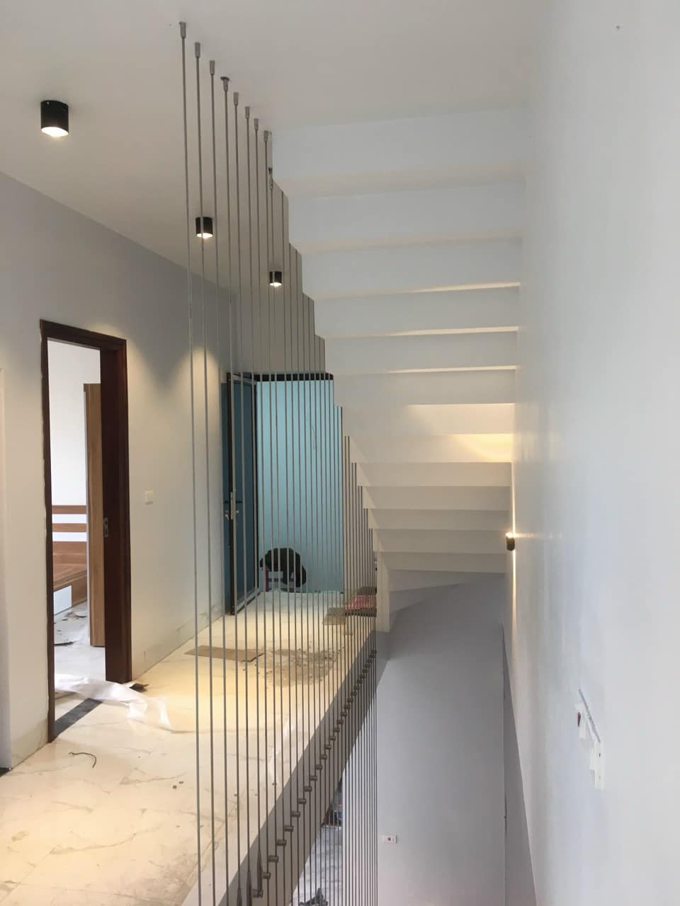 Lưới an toàn ban cầu thang